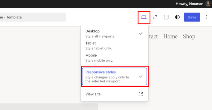 Responsive styles in WordPress 7.1