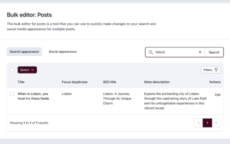 Yoast SEO Bulk Editor Versi Terbaru: Filter, Fokus Kata Kunci, dan Draft AI untuk WordPress
